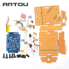 FM Stereo Radio Kit DIY Radio Parts GS1299 Digital Radio Production Kit with FM Stereo Radio Kit Housing + Set Screws
