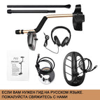FS2 Underground Metal Detector Pro Gold Bug Detector 2 Coils Treasure Hunter Finder Pinpointer LCD Display High Sensity