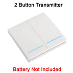 FUNSHION 433MHz Universal Wireless Remote Control86 Wall Panel RF Transmitter   Receiver 1 2 3 Button For Home Room Light Switch