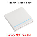FUNSHION 433MHz Universal Wireless Remote Control86 Wall Panel RF Transmitter   Receiver 1 2 3 Button For Home Room Light Switch