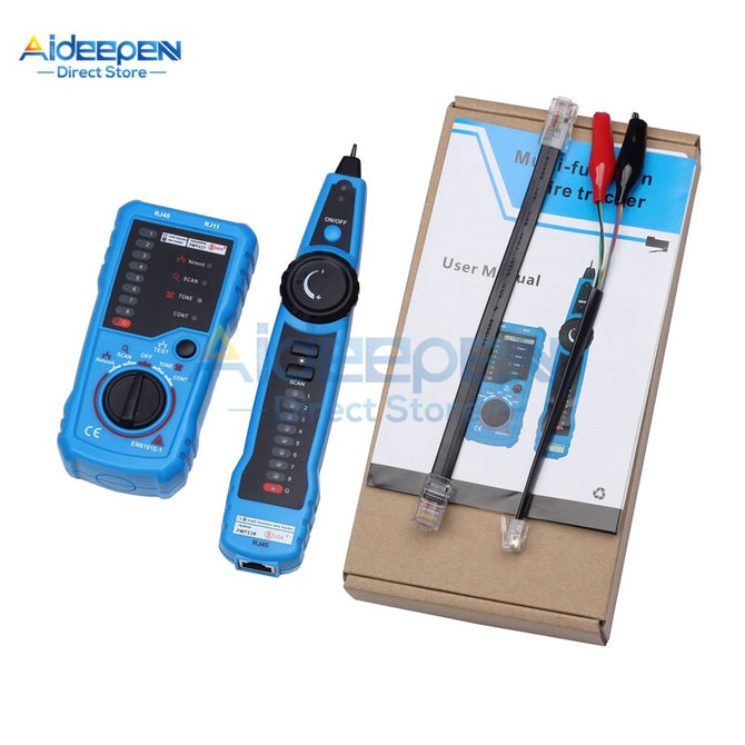 FWT11 High Quality RJ11 RJ45 Cat5 Cat6 Telephone Wire Tracker Tracer Toner Ethernet LAN Network Cable tester Line Finder