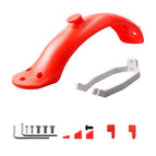 Fenders Scooter Wings brake light for xiaomi M365 Pro Rear Mud Guard Support Protection Plastic Parts Screws Rubber Stopper