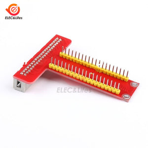 For Raspberry Pi 2 3 B+ T-type 40 Pin GPIO Breakout Expansion Adapter Board + 20CM GPIO 40pin Rainbow Cable T expansion DIY kit
