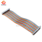For Raspberry Pi 2 3 B+ T-type 40 Pin GPIO Breakout Expansion Adapter Board + 20CM GPIO 40pin Rainbow Cable T expansion DIY kit