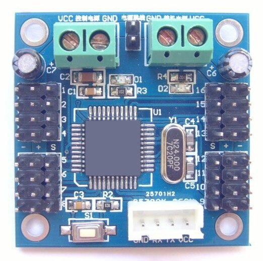 Free Shipping!!!    LCSC-16 16-channel servo controller servo motor controller