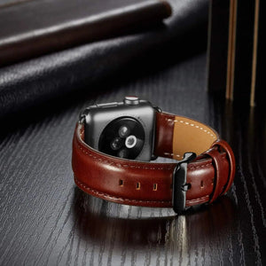 Genuine Leather Watch Band For Apple Watch series 1 2 3 42mm 38mm Bracelet strap for iwatch series 7 6 5 4 SE 45mm 41mm 44mm