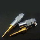 Gold plated Stereo 3.5mm 3 Pole Repair Headphone Jack Plug Cable Audio Headphones Audio Jack Plug Connector Soldering