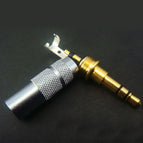 Gold plated Stereo 3.5mm 3 Pole Repair Headphone Jack Plug Cable Audio Headphones Audio Jack Plug Connector Soldering