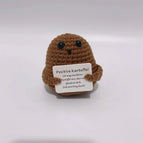 Crochet Positive Energy Card Knit Emotional Support Crochet Dolls Toy Crochet Toy Christmas Mother's Day Gifts Graduation Gifts