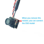 Only 3.6g mini 5.8G FPV 48CH 25mW Transmitter VTX-CAM with 600TVL 120 degree AIO Camera for RC indoor FPV Racing Drone Parts