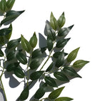 QSLH-V116 Artificial Green Plants Silk Ficus Plant Branch Ficus Tree Branches Artificial Ficus for Decor
