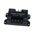 New LED Strip Power Repeater DC 5V 12V-24V 30A Amplifier On Off Dimmer for Single Color LED 5050 3528 Strip Console Controller