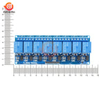 1Pcs 5V 12V 8 Channel Relay Module with optocoupler Relay 5V 12V Output 8 way Relay module For arduino AVR ARM Expansion Board