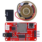 UART Serial Control USB MP3 WAV Audio Music Player Module Onboard Amplifier + 1W Speaker + Micro TF Card Compatible for 328P