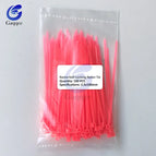 100mm Nylon Cable Tie 100pcs/pack Self-locking Nylon wire binding wrap straps 12 color width 2.5mm SGS Certified