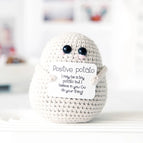 Crochet Positive Energy Card Knit Emotional Support Crochet Dolls Toy Crochet Toy Christmas Mother's Day Gifts Graduation Gifts