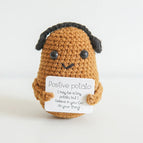 Crochet Positive Energy Card Knit Emotional Support Crochet Dolls Toy Crochet Toy Christmas Mother's Day Gifts Graduation Gifts