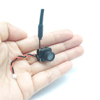 Only 3.6g mini 5.8G FPV 48CH 25mW Transmitter VTX-CAM with 600TVL 120 degree AIO Camera for RC indoor FPV Racing Drone Parts