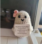 Crochet Positive Energy Card Knit Emotional Support Crochet Dolls Toy Crochet Toy Christmas Mother's Day Gifts Graduation Gifts
