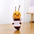 Crochet Positive Energy Card Knit Emotional Support Crochet Dolls Toy Crochet Toy Christmas Mother's Day Gifts Graduation Gifts