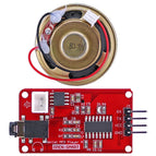 MP3 Music Player UART Serial Module with Speaker Onboard Monaural Amplifier /Speaker Socket to Play MP3 WAV Audio for 328P Board