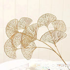 DREA Factory Wholesale Artificial Gold Eucalyptus Leaves Artificial Palm Leaf for Christmas Home Decor