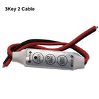 DC 5V-12V-24V 12A 3Keys Mini DC LED RGB Controller Dimmer Driver For RGB 5050/3528/2835/5730/5630/3014 SMD LED Strip Lights