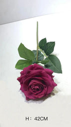 C-R041 Wholesale High Quality Artificial Real Touch Latex Roses Faux Silk Roses for Wedding Home Party Decoration