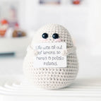 Crochet Positive Energy Card Knit Emotional Support Crochet Dolls Toy Crochet Toy Christmas Mother's Day Gifts Graduation Gifts