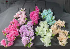 Bulk Supply Green Leaves Cherry Blossom Flower Artificial Weeding Decor 4 Forks Cherry Blossom Wholesale