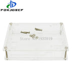One set Transparent Acrylic Box Clear Enclosure for Arduino UNO R3 Case With Screws