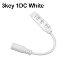 DC 5V-12V-24V 12A 3Keys Mini DC LED RGB Controller Dimmer Driver For RGB 5050/3528/2835/5730/5630/3014 SMD LED Strip Lights