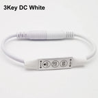 DC 5V-12V-24V 12A 3Keys Mini DC LED RGB Controller Dimmer Driver For RGB 5050/3528/2835/5730/5630/3014 SMD LED Strip Lights