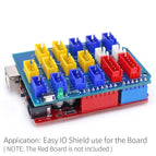Easy IO Shield Easy-plug Colorful XH 2.54mm Socket Sensor Expansion Board Shield Compatible for Arduino