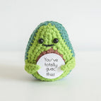 Crochet Positive Energy Card Knit Emotional Support Crochet Dolls Toy Crochet Toy Christmas Mother's Day Gifts Graduation Gifts