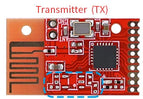 2.4G Wireless Switch Remote Kit Transmitter Receiver Module 6-Channel Without Programming for DIY