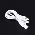 DC Power Plug USB Convert To 4.0*1.7mm/DC 4.0x1.7 White Black L Shape Right Angle Jack With Cord Connector Cable