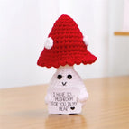 Crochet Positive Energy Card Knit Emotional Support Crochet Dolls Toy Crochet Toy Christmas Mother's Day Gifts Graduation Gifts