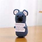 Crochet Positive Energy Card Knit Emotional Support Crochet Dolls Toy Crochet Toy Christmas Mother's Day Gifts Graduation Gifts