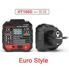 HABOTEST HT106E HT106D HT106B Socket Tester Pro RCD EU UK US
