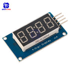 diymore TM1637 0.36 Inch 4 Bits LED Display Module 7 Segment Clock RED Anode Digital Tube for Arduino