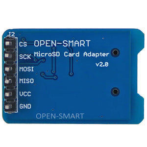 Micro SD Card Module TF Card Reader Adapter Board SPI Interface 3.3V / 5V Compatible for Arduino