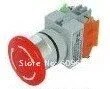 LAY7-11ZS 22mm/25mm/30mm Mushroom Head self-lockable Actuator ,emergency Stop Mushroom Head Push ,Y090-11ZS