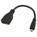 1PCS Micro HD Type D Male To HDMI-compatible Type A Adapter Cable M/F Converter Convertor For Tablet Pc Tv Mobile Phone 1080P
