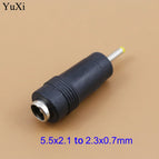 YuXi 7.4*5.0 mm Female to 4.8*1.7mm Male  5.5x2.5/5.5x2.1 DC Adapter For IBM for Lenovo Power Laptops Adapter 5.5 2.1mm DC Jack