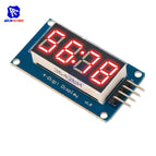 diymore TM1637 0.36 Inch 4 Bits LED Display Module 7 Segment Clock RED Anode Digital Tube for Arduino