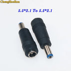 ChengHaoRan DC Power 5.5*2.1 female to 3.0*1.1 4.0*1.7 5.5*2.1 5.0*3.0 5.5*2.5 male plug Converter Laptop Adapter connector