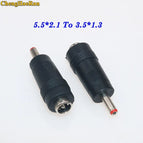ChengHaoRan DC Power 5.5*2.1 female to 3.0*1.1 4.0*1.7 5.5*2.1 5.0*3.0 5.5*2.5 male plug Converter Laptop Adapter connector