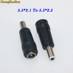 ChengHaoRan DC Power 5.5*2.1 female to 3.0*1.1 4.0*1.7 5.5*2.1 5.0*3.0 5.5*2.5 male plug Converter Laptop Adapter connector