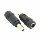 50pcs NEW Free shipping DC power plug adapter 5.5 * 2.1 Female to 5.5 * 2.5 Male for Lenovo Asus Toshiba 5.5x2.1mm to 5.5x2.5mm